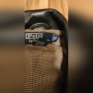 Leather Polo Jacket  Ralph Lauren